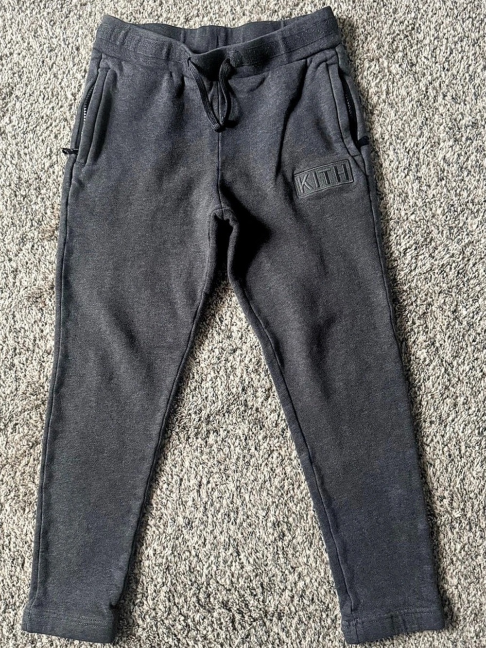 Kith Kids Classic Logo Patch Sweatpants Jogger Pants